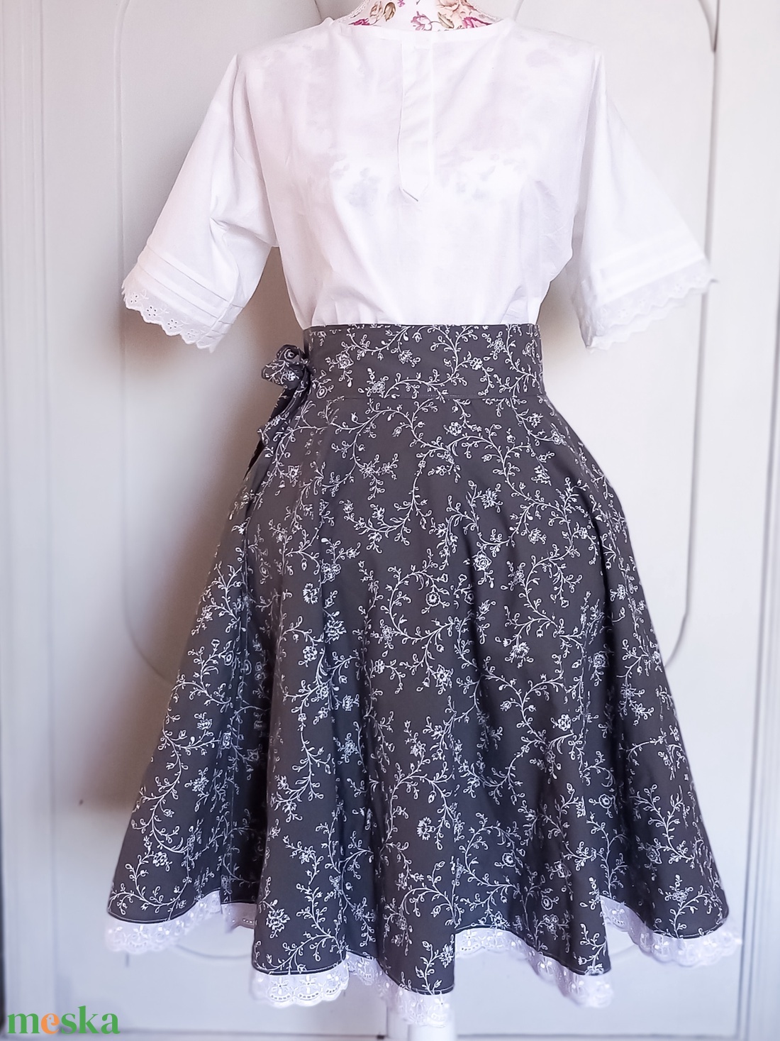 Néptáncos szoknya,  próbaszoknya - ruha & divat - női ruha - szoknya - Meska.hu