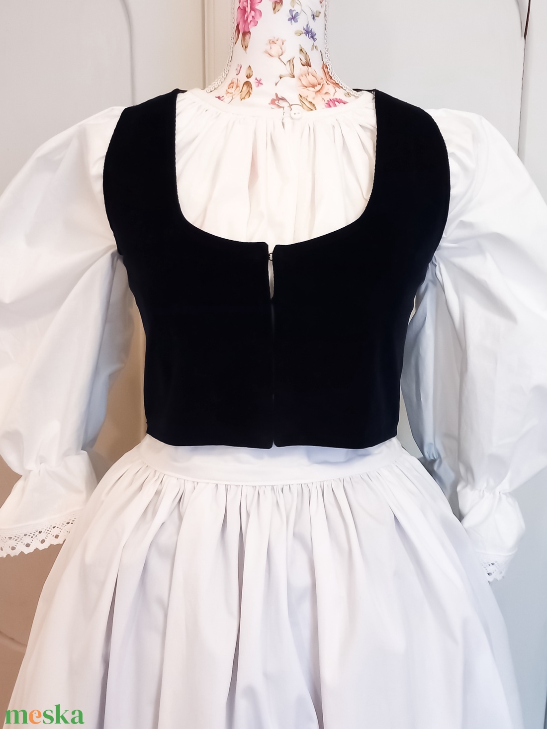 Bársony mellény - ruha & divat - női ruha - mellény - Meska.hu