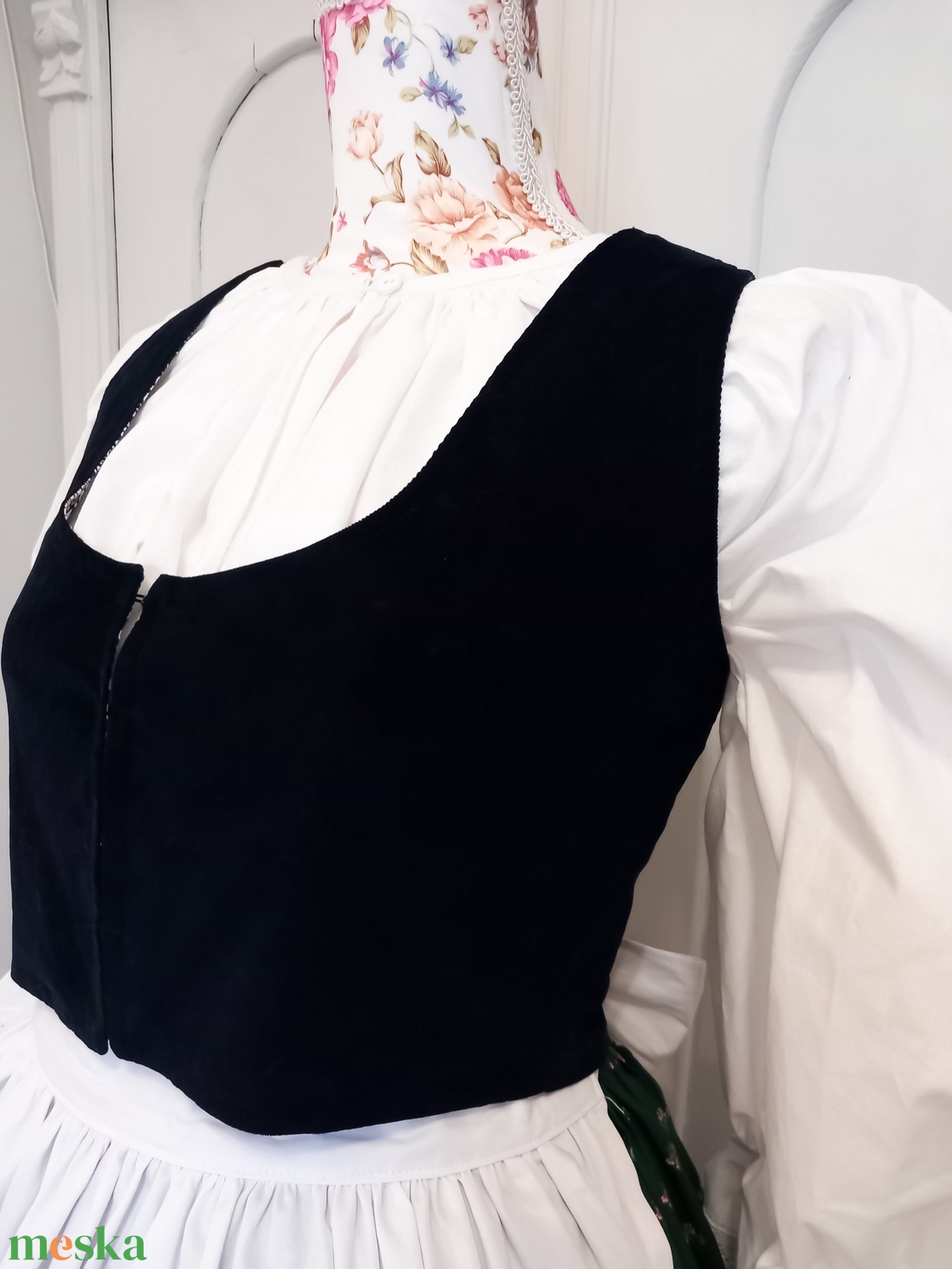 Bársony mellény - ruha & divat - női ruha - mellény - Meska.hu