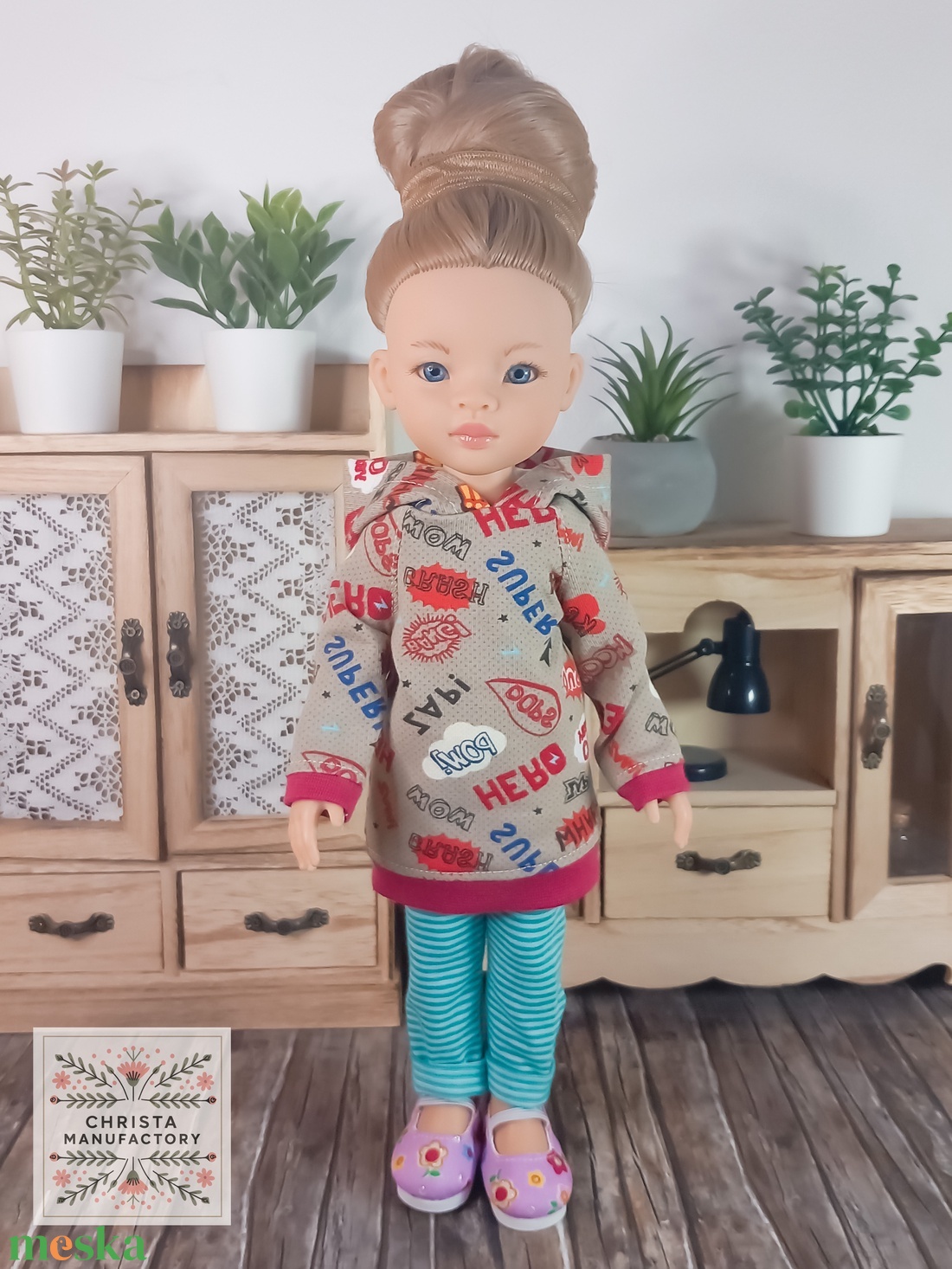 Paola Reina baba ruha szett - játék & sport - baba & babaház - babaruha, babakellék - Meska.hu