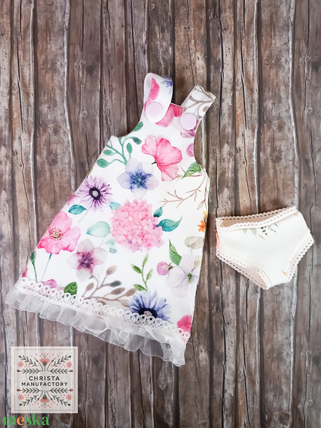 Paola Reina baba ruha szett - játék & sport - baba & babaház - babaruha, babakellék - Meska.hu