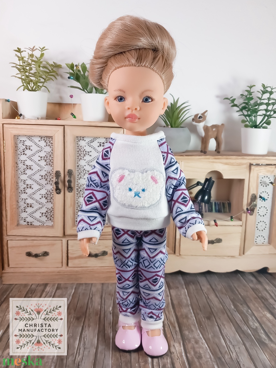 Paola Reina baba ruha szett - játék & sport - baba & babaház - babaruha, babakellék - Meska.hu