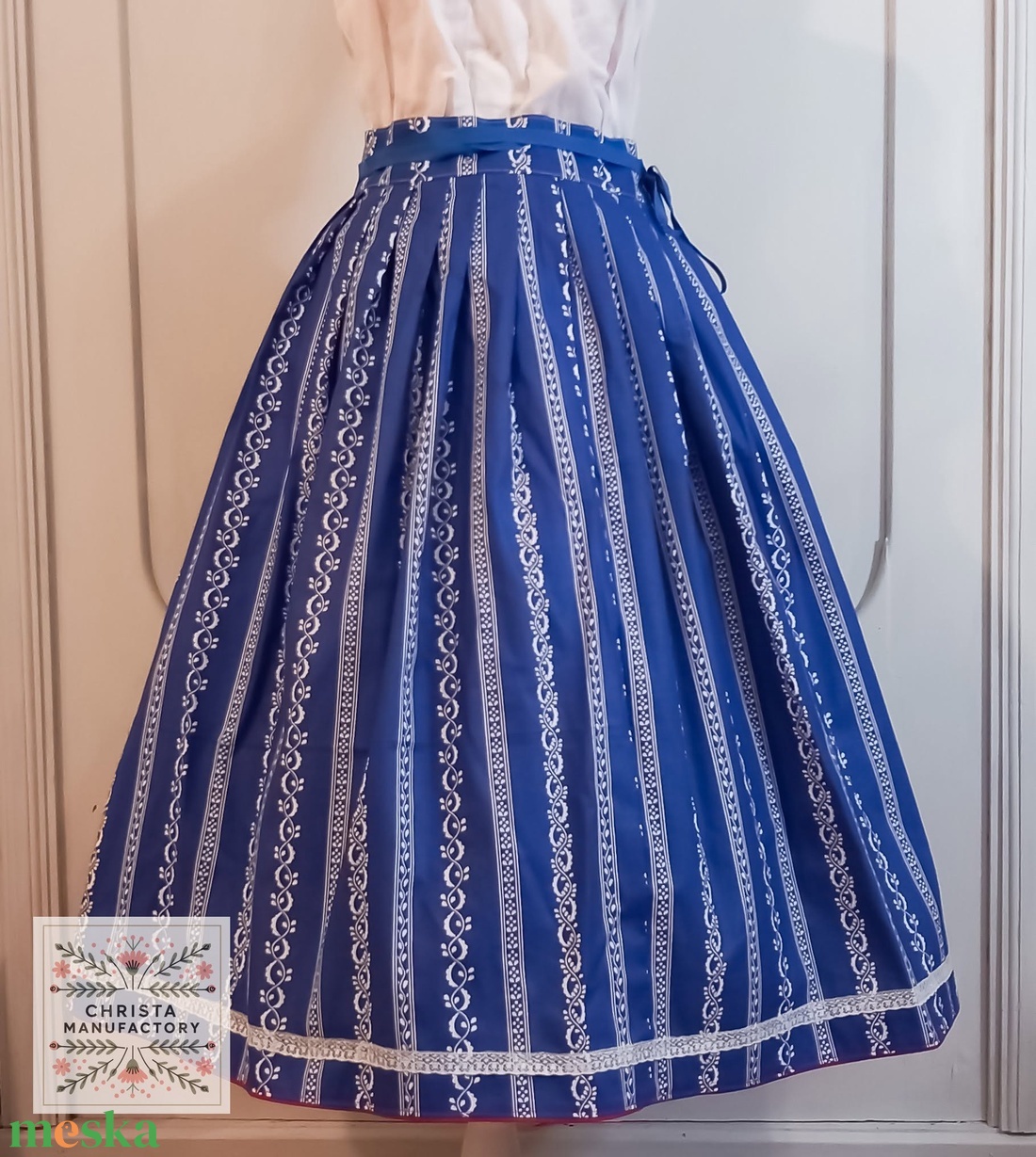 Néptáncos szoknya, próbaszoknya - ruha & divat - női ruha - szoknya - Meska.hu