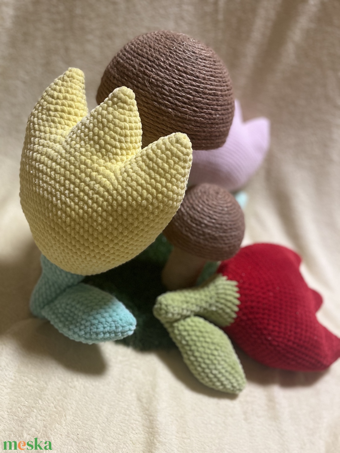 Amigurumi TuliPárna PDF minta - diy (csináld magad) - szabásminta, útmutató - horgolási minta - Meska.hu