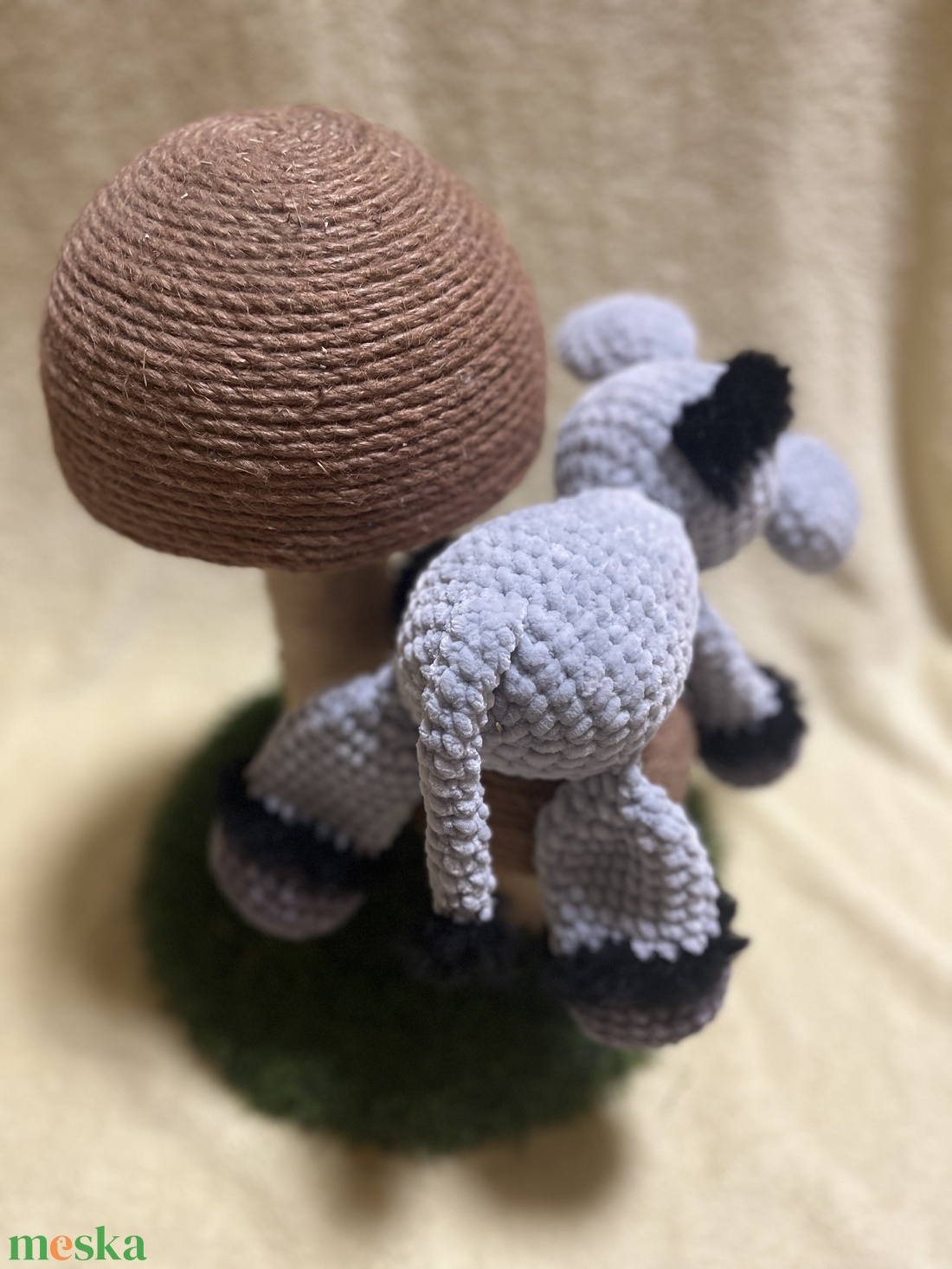 Amigurumi Horgolt csacsi, szamár - játék & sport - plüssállat & játékfigura - más figura - Meska.hu