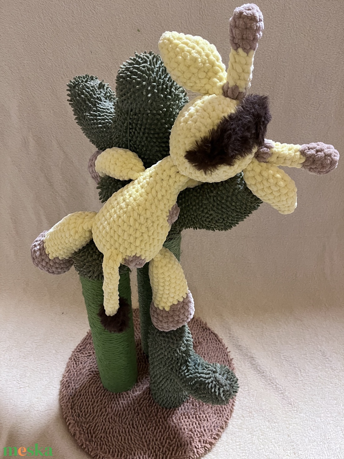 Horgolt zsiráf amigurumi - játék & sport - plüssállat & játékfigura - zsiráf - Meska.hu