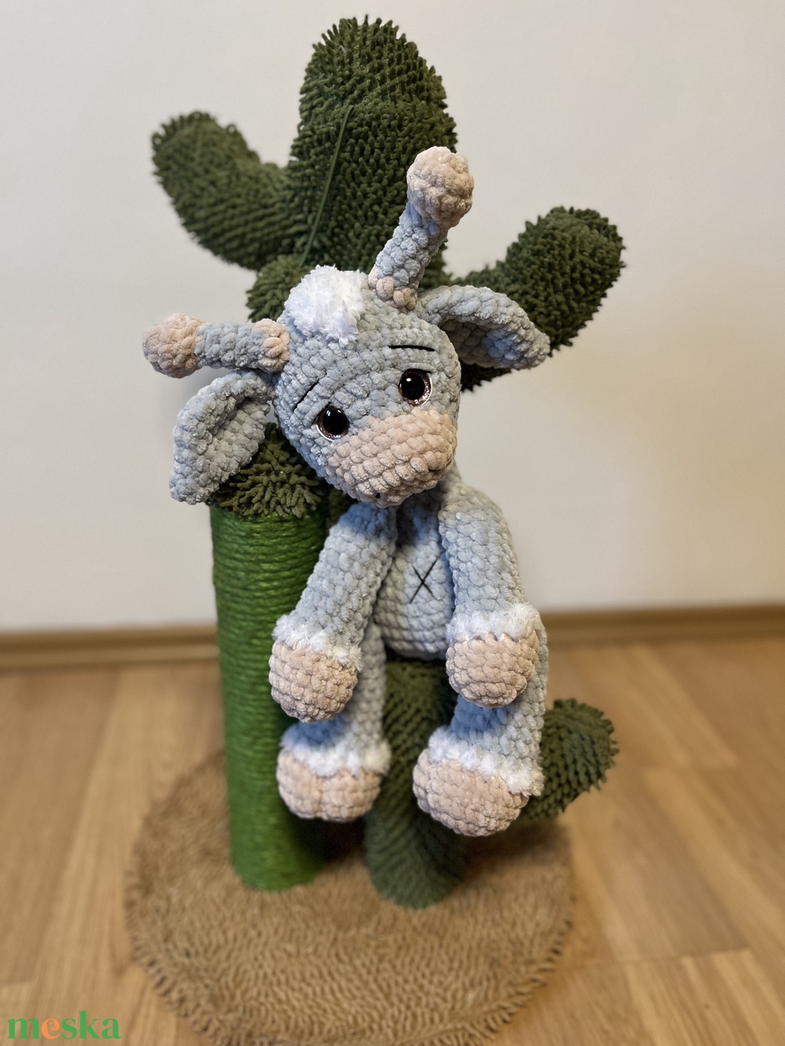 BoZsi a horgolt boci-zsiráf amigurumi plüss - játék & sport - plüssállat & játékfigura - zsiráf - Meska.hu