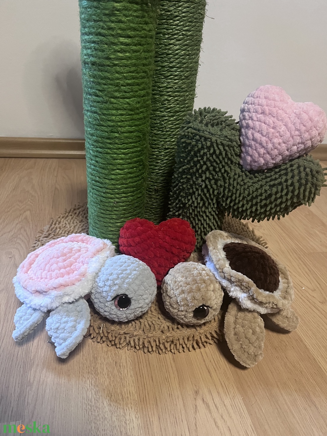 Horgolt mini teknős amigurumi plüss 18cm - játék & sport - plüssállat & játékfigura - teknős - Meska.hu