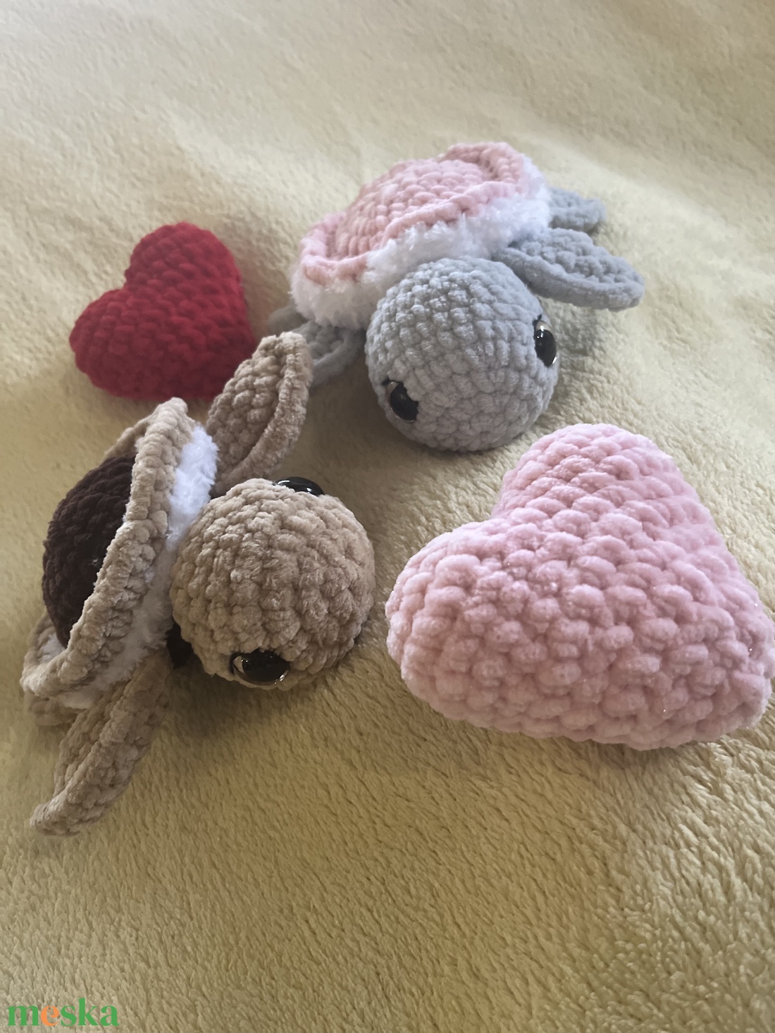 Horgolt mini teknős amigurumi plüss 18cm - játék & sport - plüssállat & játékfigura - teknős - Meska.hu