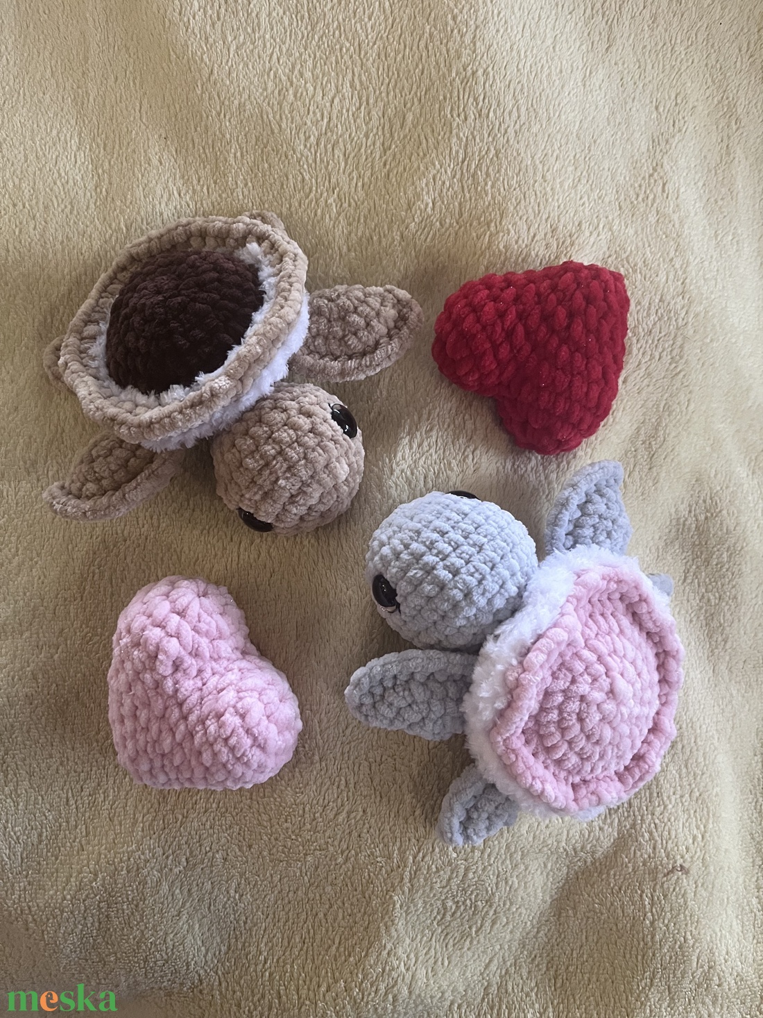 Horgolt mini teknős amigurumi plüss 18cm - játék & sport - plüssállat & játékfigura - teknős - Meska.hu