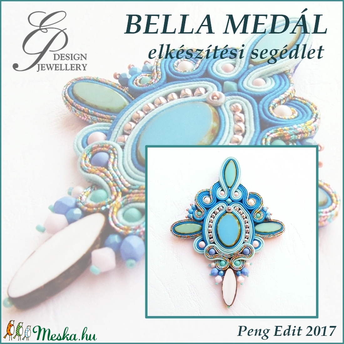 Bella sujtás medál elkészítési segédlet - diy (csináld magad) - fűzésminták - Meska.hu