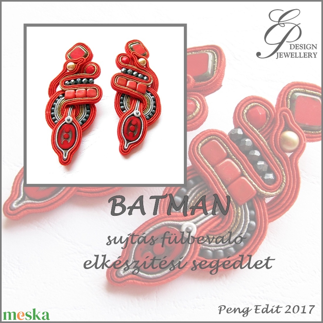Batman sujtás fülbevaló elkészítési segédlet PDF - diy (csináld magad) - fűzésminták - Meska.hu Batman sujtás fülbevaló elkészítési segédlet PDF - diy (csináld magad) - fűzésminták - Meska.hu
