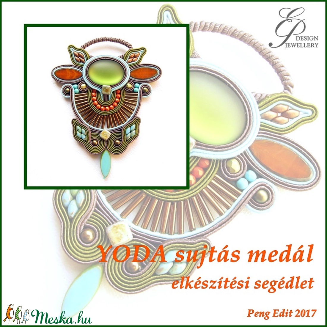 Yoda sujtás medál elkészítési segédlet - diy (csináld magad) - fűzésminták - Meska.hu Yoda sujtás medál elkészítési segédlet - diy (csináld magad) - fűzésminták - Meska.hu