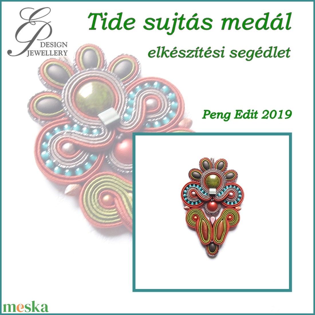 Tide sujtás medál elkészítési segédlet - diy (csináld magad) - fűzésminták - Meska.hu Tide sujtás medál elkészítési segédlet - diy (csináld magad) - fűzésminták - Meska.hu