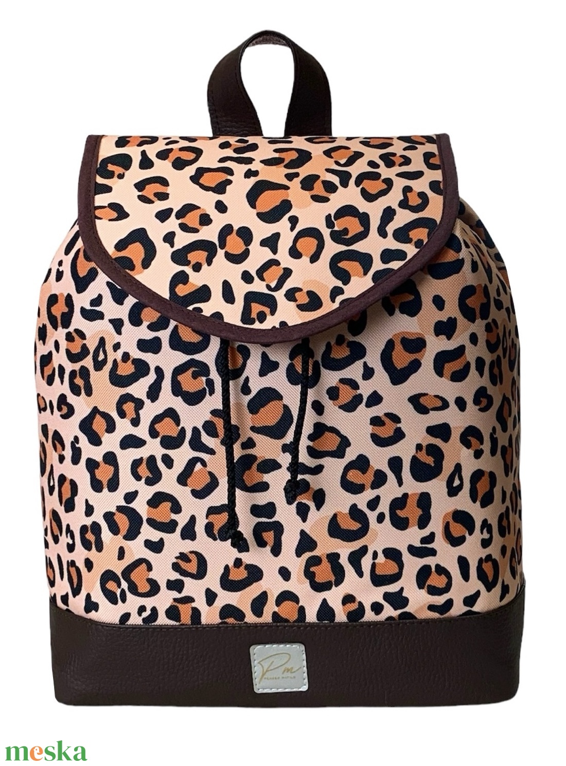 Leopárd mintás �JUDIT vízálló női hátizsák - táska & tok - hátizsák - hátizsák - Meska.hu
