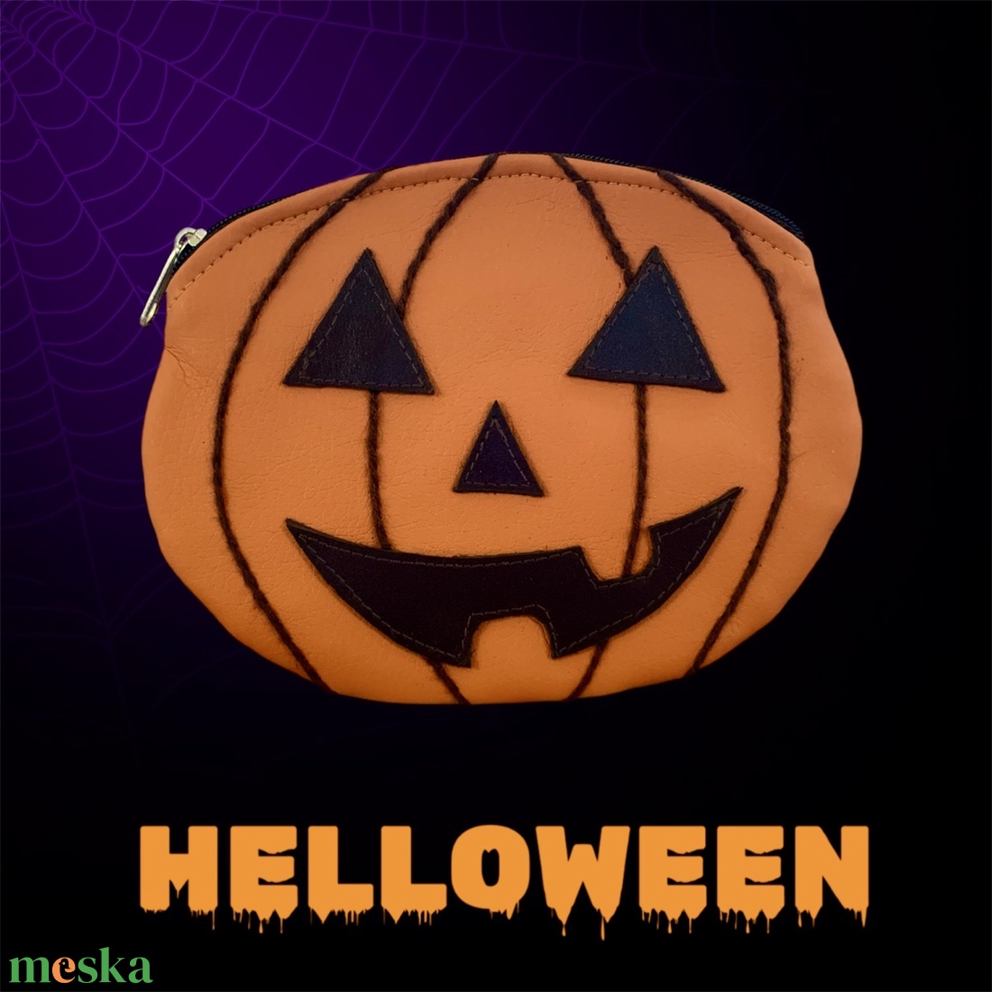 Halloween sütőtök neszeszer, cukorkatartó, pénztárca, tolltartó - táska & tok - neszesszer - Meska.hu Halloween sütőtök neszeszer, cukorkatartó, pénztárca, tolltartó - táska & tok - neszesszer - Meska.hu