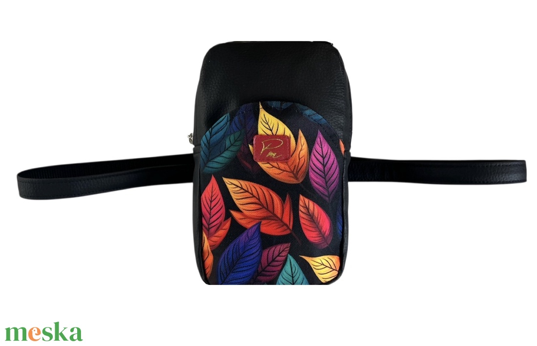 Színes leveles telefon táska/ kistáska - táska & tok - kézitáska & válltáska - kézitáska - Meska.hu