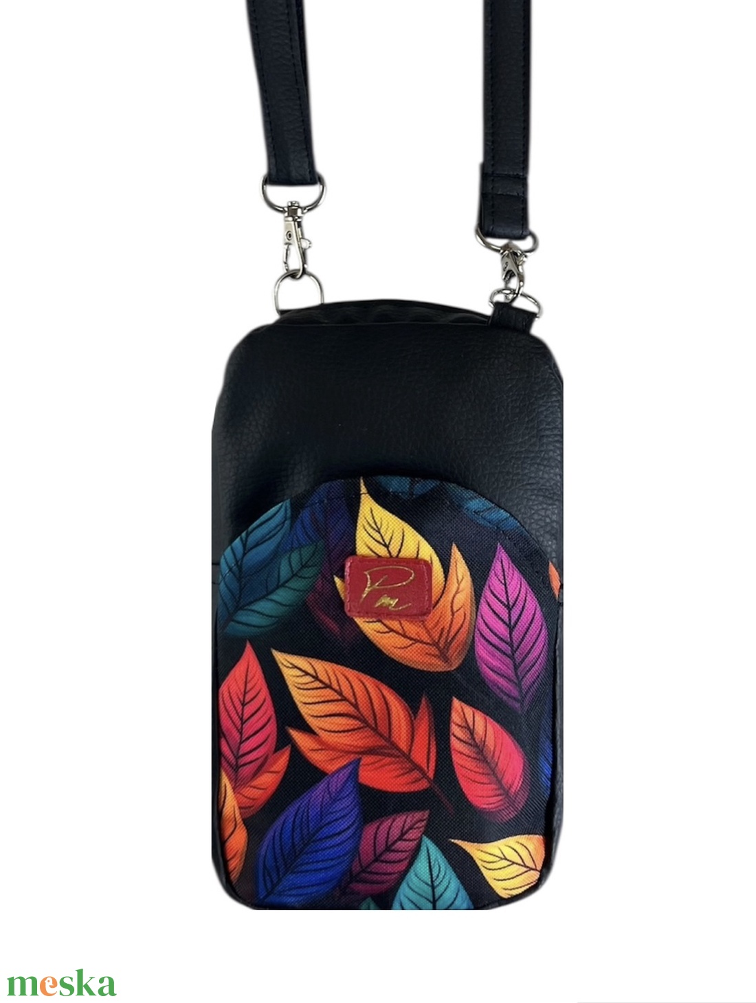 Színes leveles telefon táska/ kistáska - táska & tok - kézitáska & válltáska - kézitáska - Meska.hu