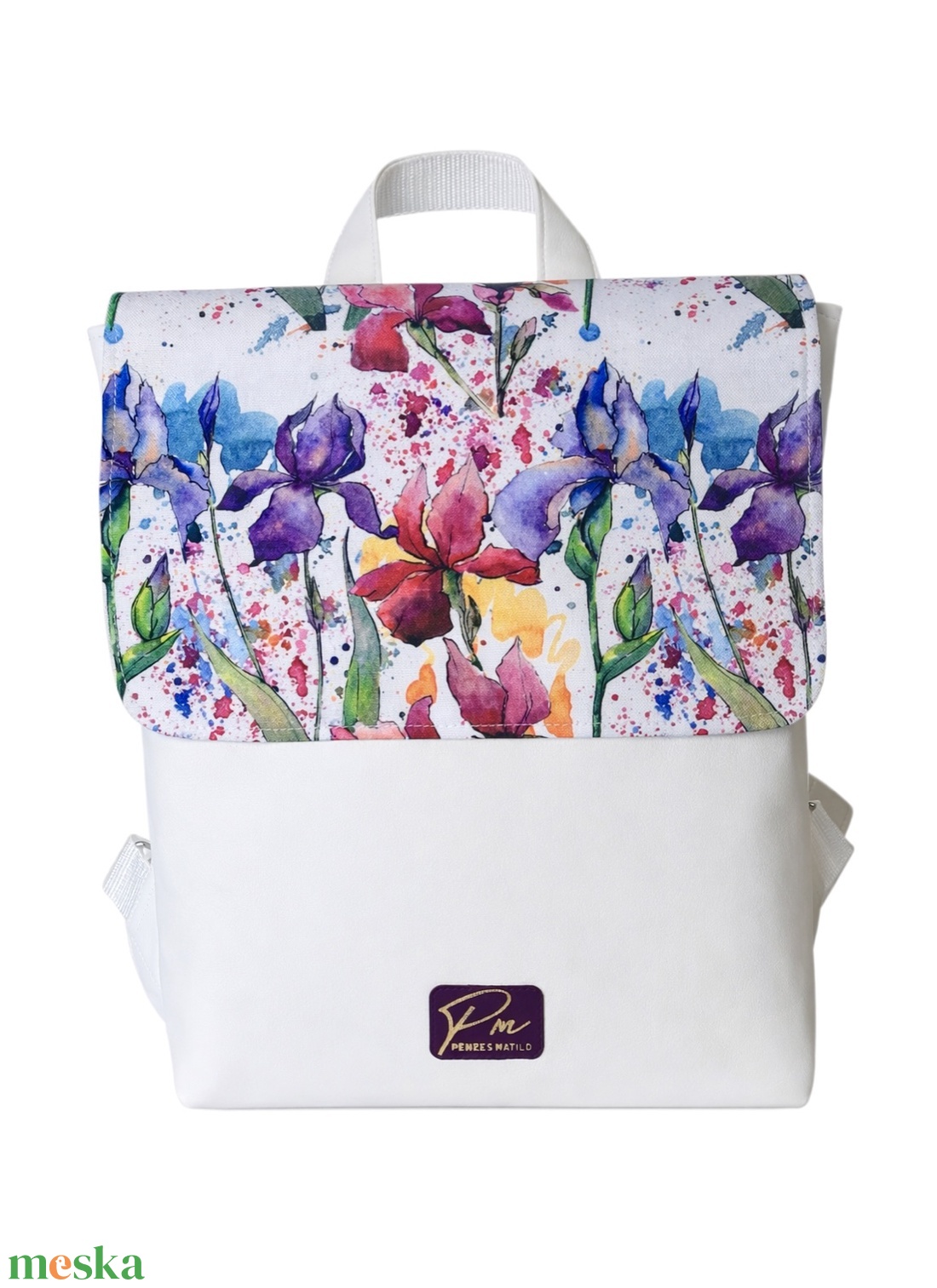 Íriszes  �JANKA hátitáska - táska & tok - hátizsák - hátizsák - Meska.hu