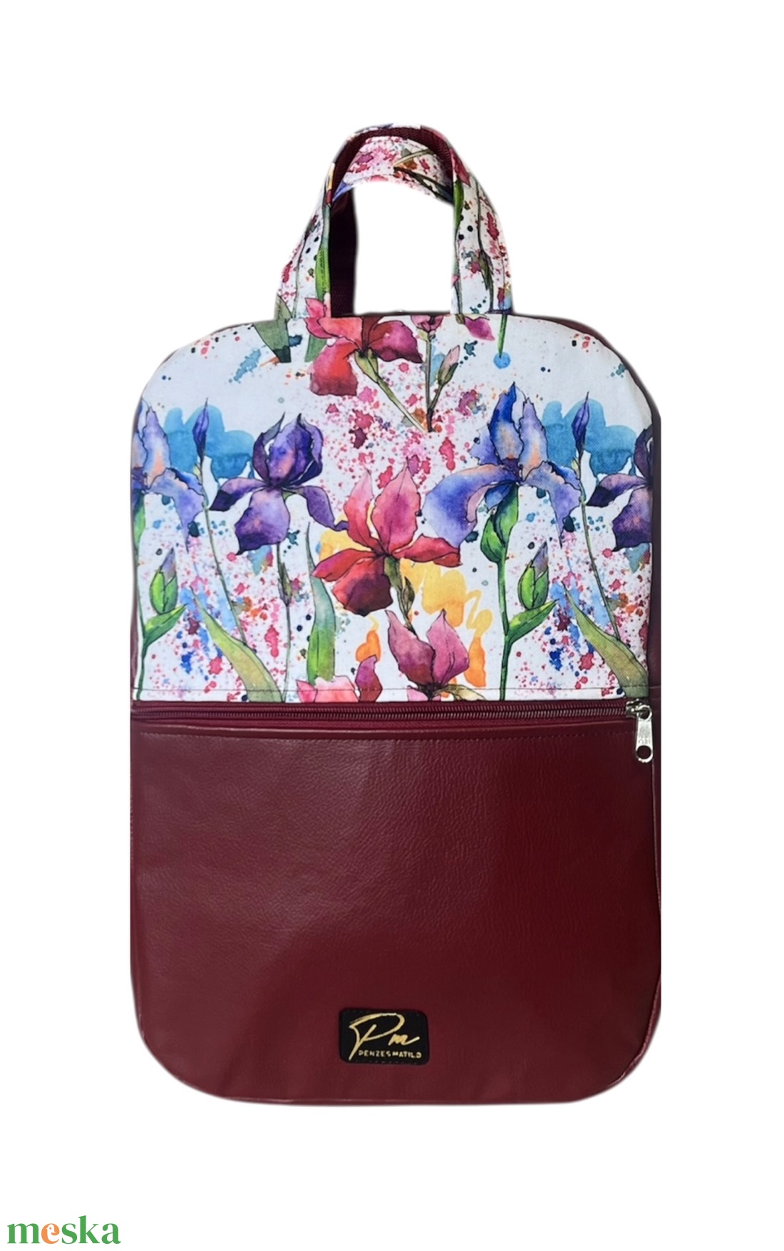 Íriszes  �SZOFI laptop hátizsák  - táska & tok - laptoptáska, laptop hátizsák - Meska.hu