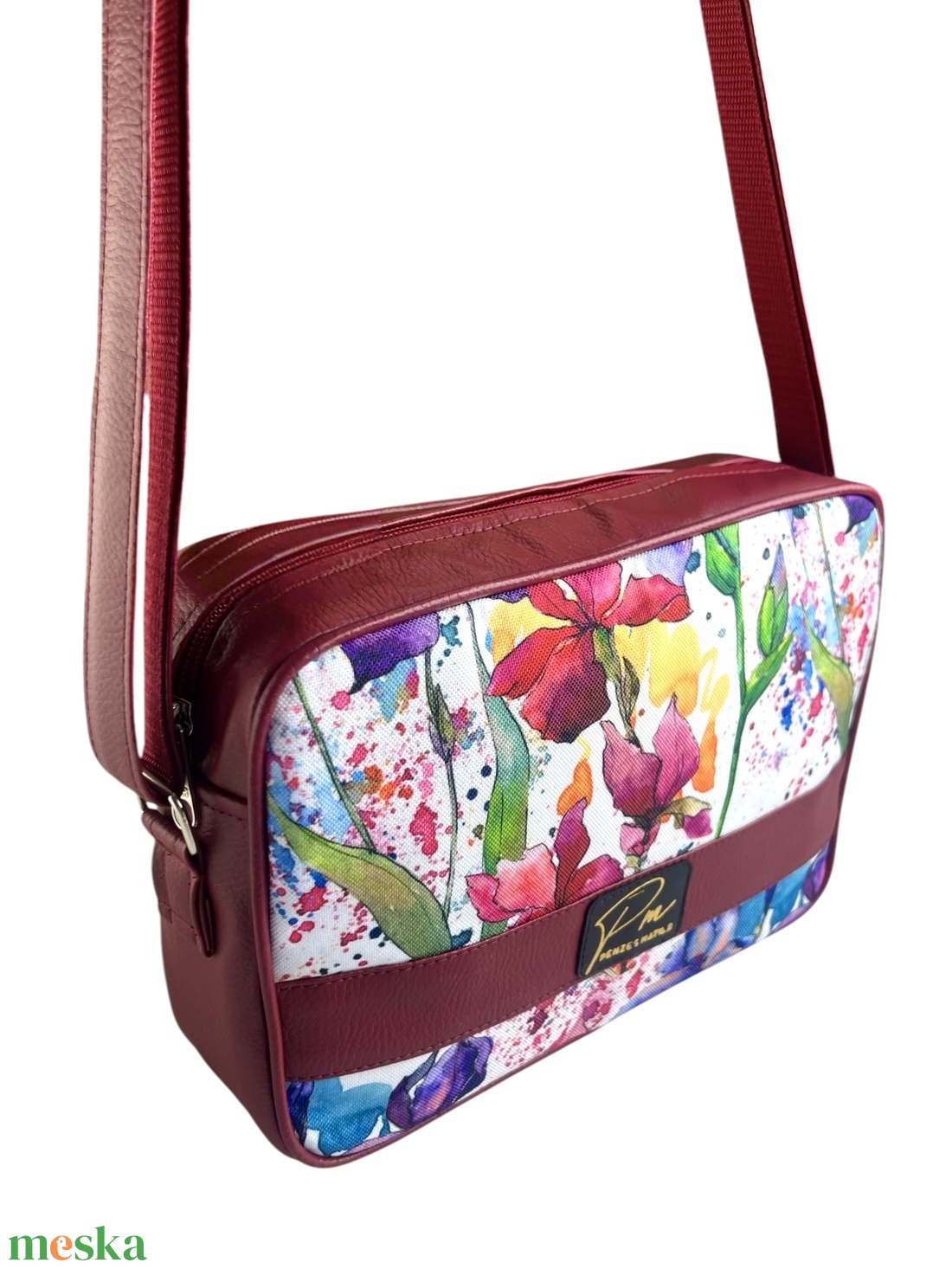 Íriszes  �PANNI válltáska - táska & tok - kézitáska & válltáska - vállon átvethető táska - Meska.hu