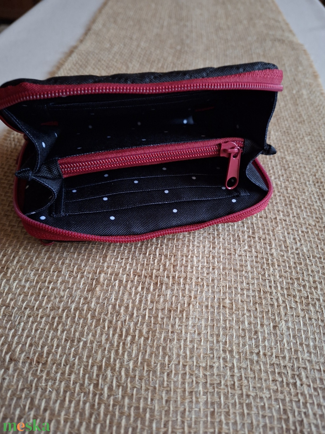 Fekete pénztárca - táska & tok - pénztárca & más tok - pénztárca - női pénztárca - Meska.hu