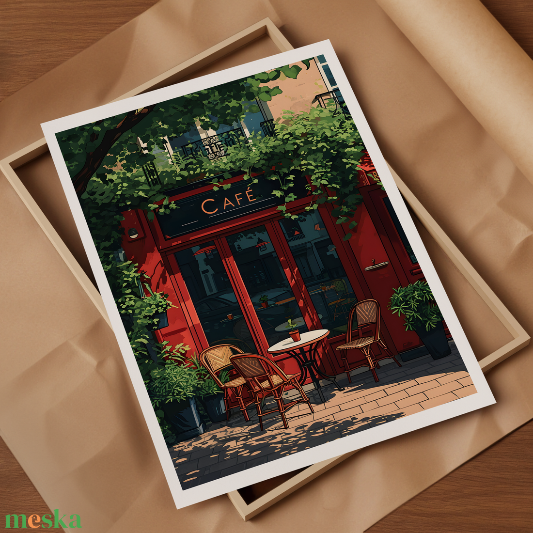 Párizsi Élmény Otthon: Francia Kávézó ihletésű Travel Poster Falikép - művészet - grafika & illusztráció - művészi nyomat - Meska.hu Párizsi Élmény Otthon: Francia Kávézó ihletésű Travel Poster Falikép - művészet - grafika & illusztráció - művészi nyomat - Meska.hu