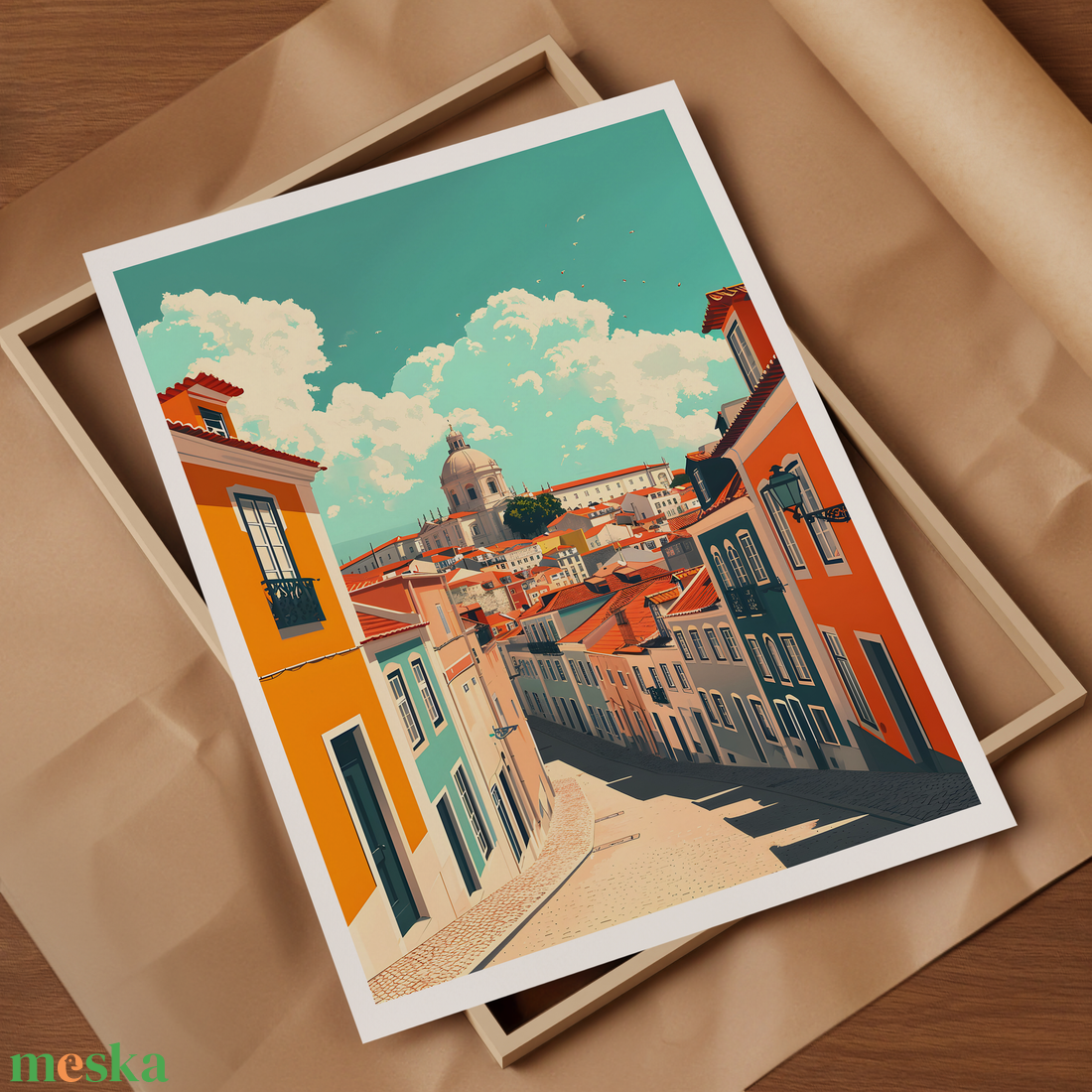 Lisszabon Varázsa Otthon: Egyedi Travel Poster falikép - művészet - grafika & illusztráció - művészi nyomat - Meska.hu Lisszabon Varázsa Otthon: Egyedi Travel Poster falikép - művészet - grafika & illusztráció - művészi nyomat - Meska.hu