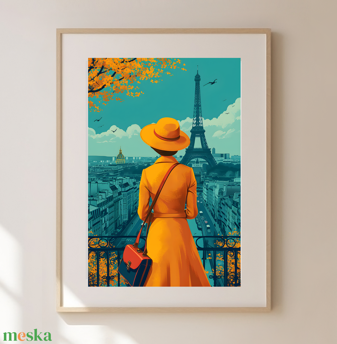 Párizs Varázsa a Falaidon: Travel Poster Falikép - otthon & életmód - dekoráció - kép & falikép - poszter - Meska.hu