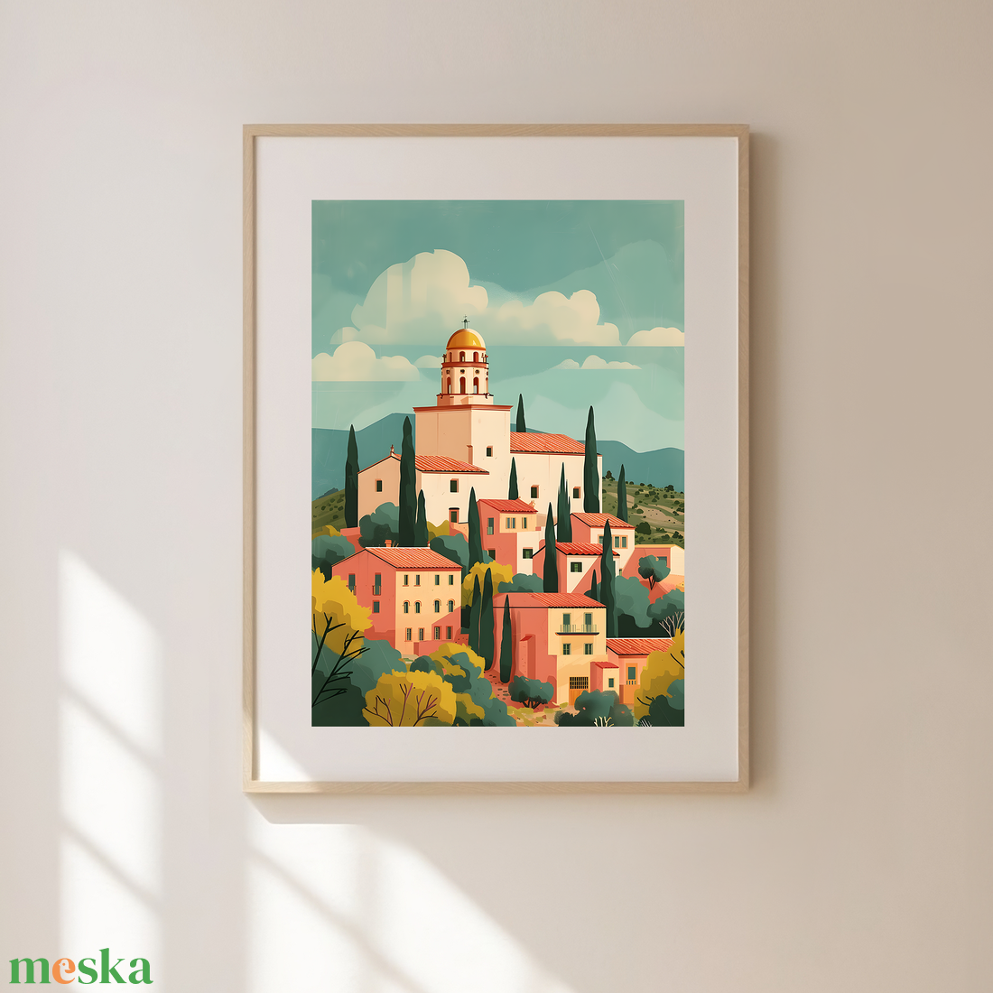 Fedezd fel Spanyolország varázsát ezzel a lenyűgöző Travel Poster faliképpel! - művészet - grafika & illusztráció - művészi nyomat - Meska.hu