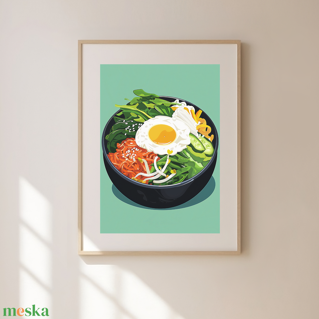 Food Poster falikép Bibimbap - művészet - grafika & illusztráció - művészi nyomat - Meska.hu Food Poster falikép Bibimbap - művészet - grafika & illusztráció - művészi nyomat - Meska.hu