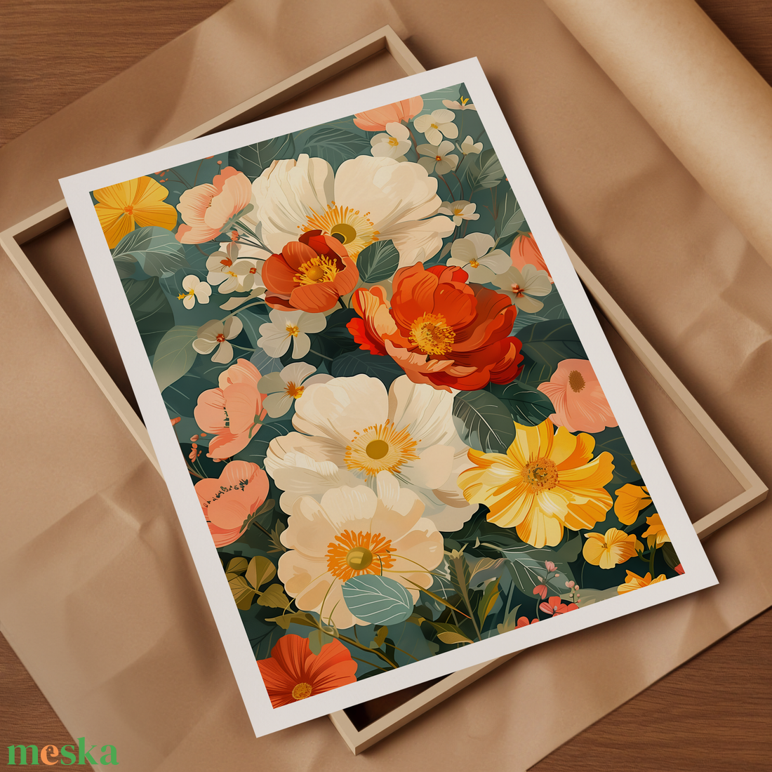 Virágos Hangulat - Falikép - otthon & életmód - dekoráció - kép & falikép - poszter - Meska.hu