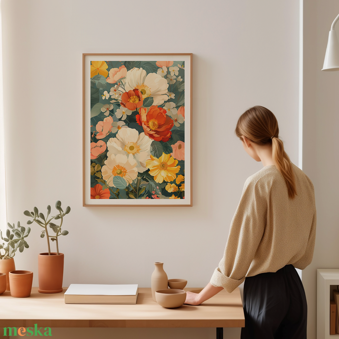 Virágos Hangulat - Falikép - otthon & életmód - dekoráció - kép & falikép - poszter - Meska.hu