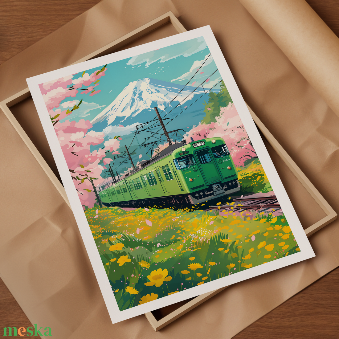 Japán Inspirálta Falikép Fuji-hegy és Cseresznyevirágok - otthon & életmód - dekoráció - kép & falikép - poszter - Meska.hu Japán Inspirálta Falikép Fuji-hegy és Cseresznyevirágok - otthon & életmód - dekoráció - kép & falikép - poszter - Meska.hu