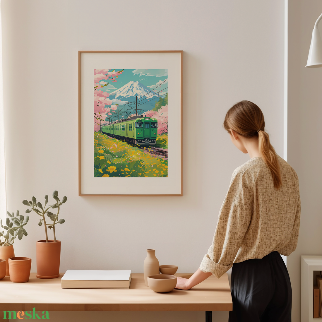 Japán Inspirálta Falikép Fuji-hegy és Cseresznyevirágok - otthon & életmód - dekoráció - kép & falikép - poszter - Meska.hu Japán Inspirálta Falikép Fuji-hegy és Cseresznyevirágok - otthon & életmód - dekoráció - kép & falikép - poszter - Meska.hu