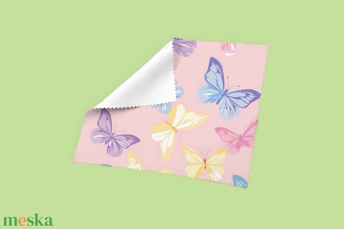 Pillangós Mintával Díszített Szemüvegtörlő Kendő - 15 x 15 cm - táska & tok - pénztárca & más tok - szemüvegtok - Meska.hu Pillangós Mintával Díszített Szemüvegtörlő Kendő - 15 x 15 cm - táska & tok - pénztárca & más tok - szemüvegtok - Meska.hu