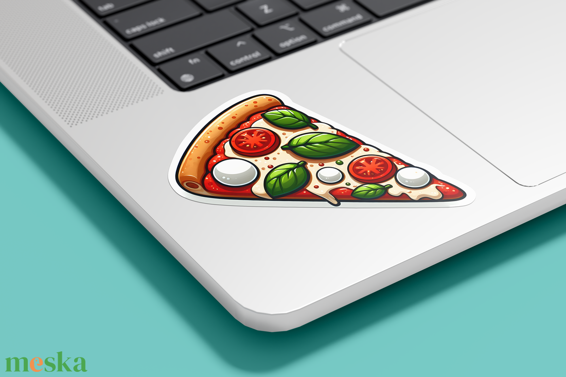 Pizza Szelet Matrica - Ínycsiklandó Dekoráció Minden Felületre - otthon & életmód - papír, írószer - matrica, matrica csomag - Meska.hu