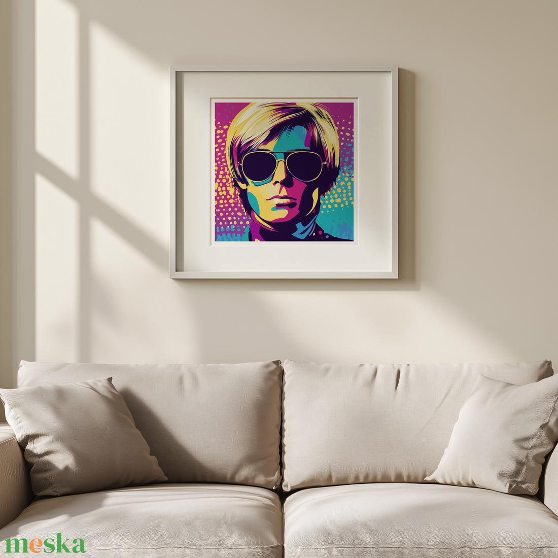 Andy Warhol Inspirálta Pop-Art Falikép  Modern Művészet Otthonodban - művészet - grafika & illusztráció - művészi nyomat - Meska.hu