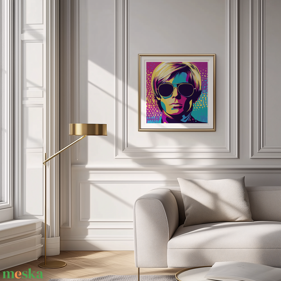 Andy Warhol Inspirálta Pop-Art Falikép  Modern Művészet Otthonodban - művészet - grafika & illusztráció - művészi nyomat - Meska.hu