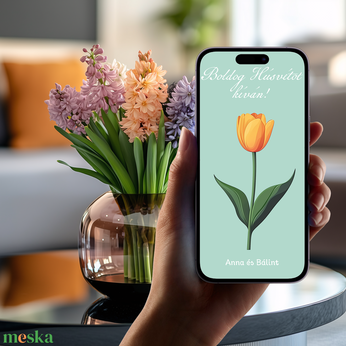 Személyre szabható Digitális Húsvéti Képeslap Aranyos Tulipános Illusztrációval - otthon & életmód - papír, írószer - ajándékozás kellékei - képeslap, üdvözlőlap - Meska.hu Személyre szabható Digitális Húsvéti Képeslap Aranyos Tulipános Illusztrációval - otthon & életmód - papír, írószer - ajándékozás kellékei - képeslap, üdvözlőlap - Meska.hu
