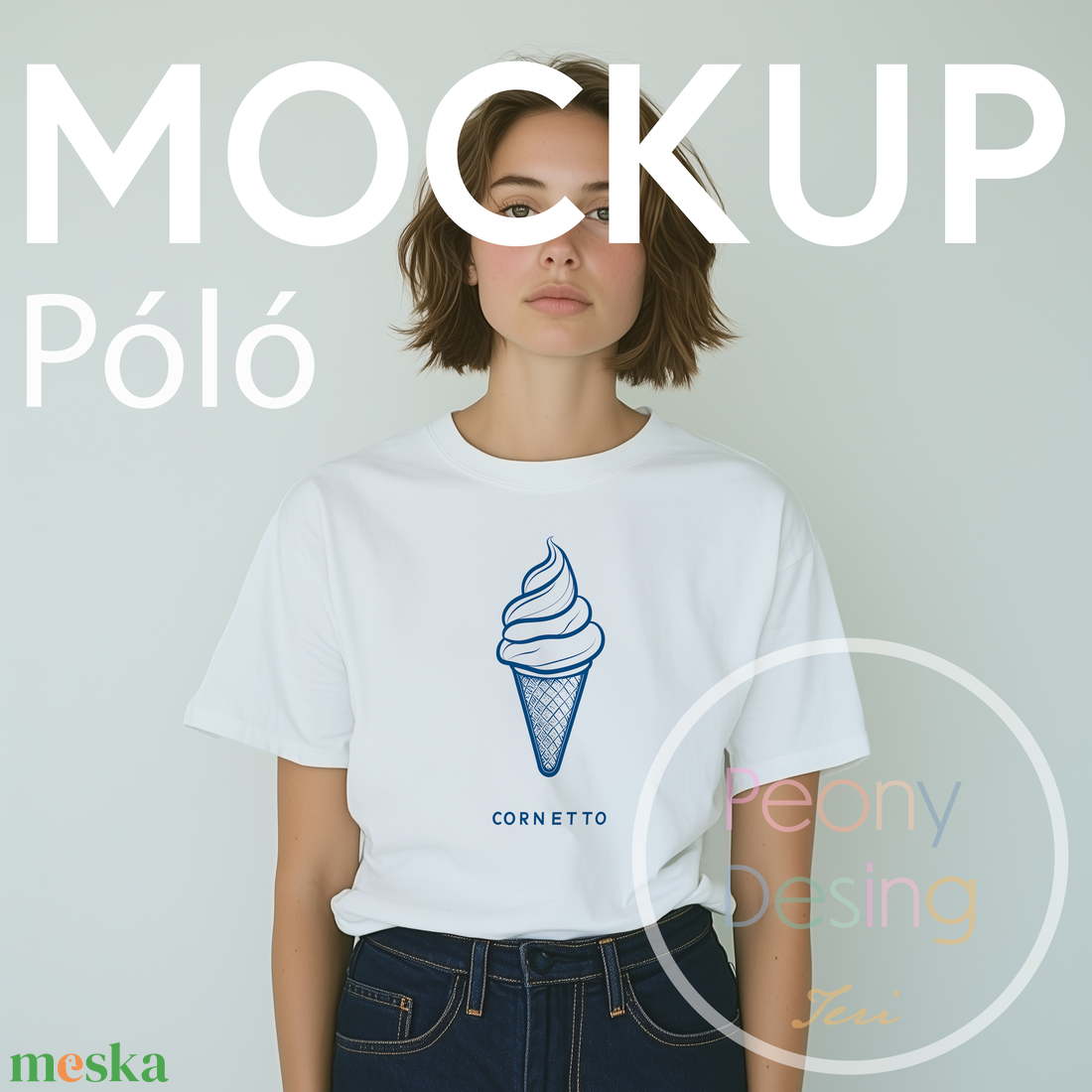  Póló Mockup  Professzionális, Magas Felbontású Digitális Design - művészet - grafika & illusztráció - digitális - Meska.hu