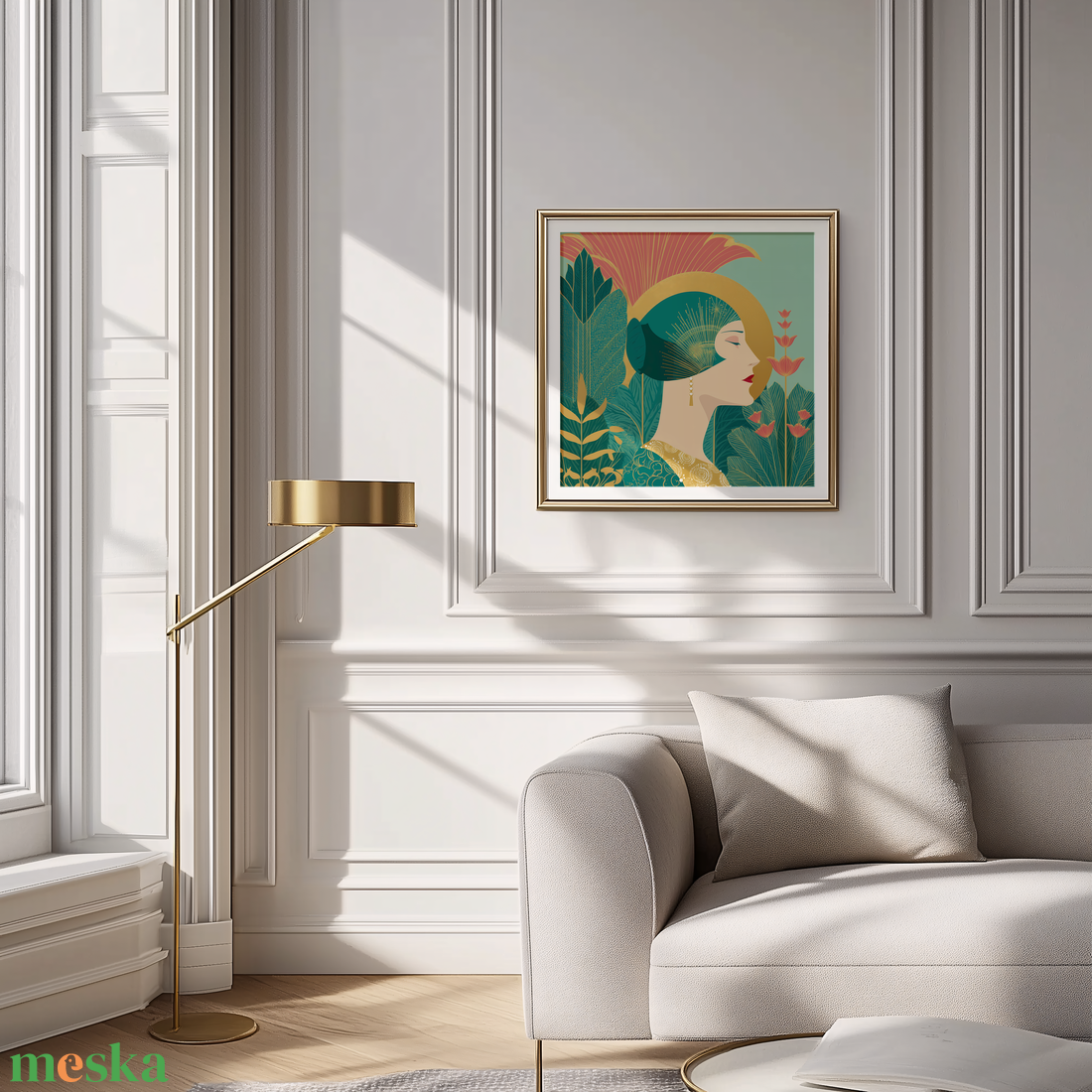 Art Deco Elegancia  Időtlen Stílus, Modern Formában - otthon & életmód - dekoráció - kép & falikép - poszter - Meska.hu