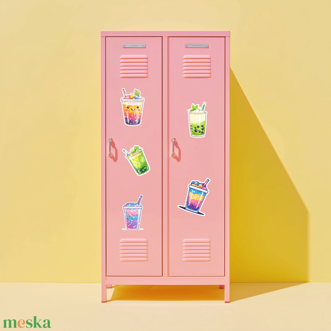 Bubble Tea Matricacsomag  Egyedi Vinyl Matricák Kültéri Használatra is - otthon & életmód - papír, írószer - matrica, matrica csomag - Meska.hu