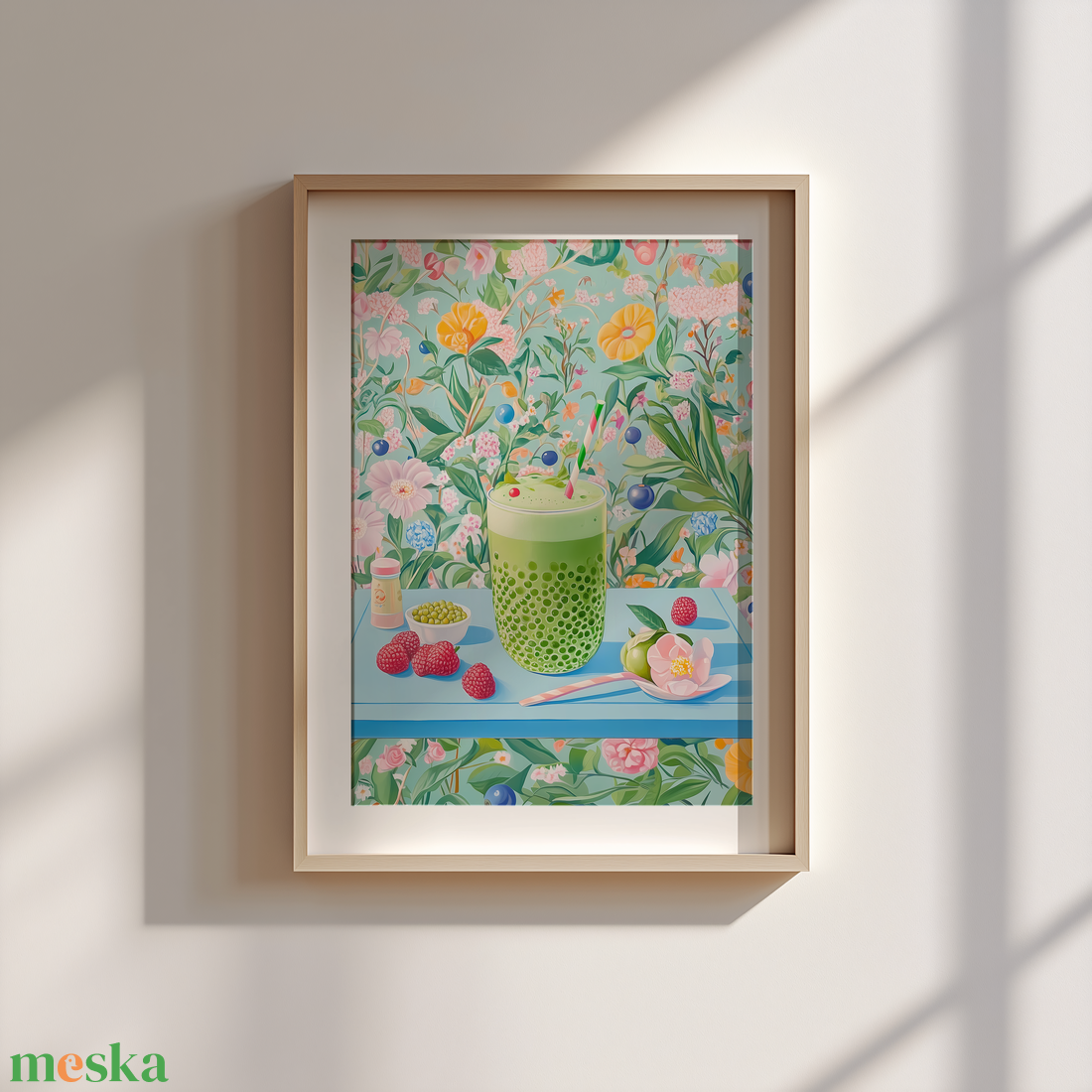 Matcha Bubble Tea Illusztrált falikép (digitális és nyomtatott változatban) - művészet - grafika & illusztráció - művészi nyomat - Meska.hu Matcha Bubble Tea Illusztrált falikép (digitális és nyomtatott változatban) - művészet - grafika & illusztráció - művészi nyomat - Meska.hu