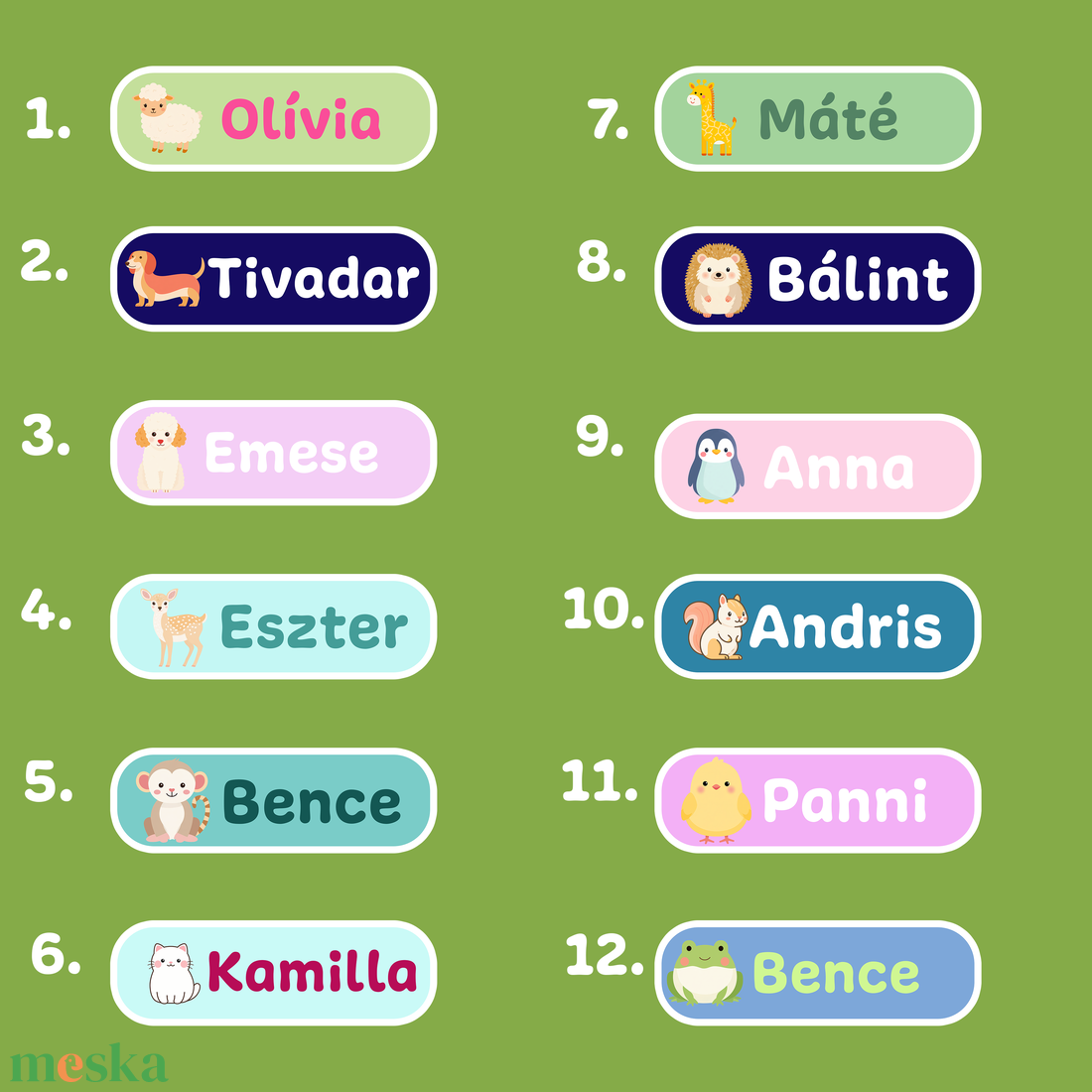 Egyedi névvel ellátott iskolai címke csomag vízálló, mosogatógépálló, állatos matricák - otthon & életmód - papír, írószer - matrica, matrica csomag - Meska.hu Egyedi névvel ellátott iskolai címke csomag vízálló, mosogatógépálló, állatos matricák - otthon & életmód - papír, írószer - matrica, matrica csomag - Meska.hu