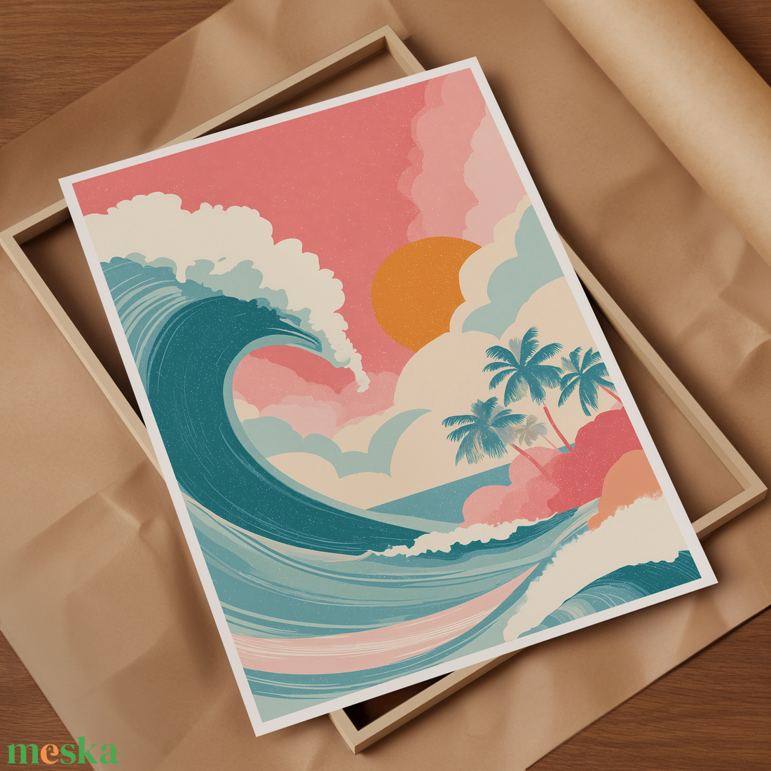 Hawaii hangulat Trópusi falikép - művészet - grafika & illusztráció - művészi nyomat - Meska.hu Hawaii hangulat Trópusi falikép - művészet - grafika & illusztráció - művészi nyomat - Meska.hu