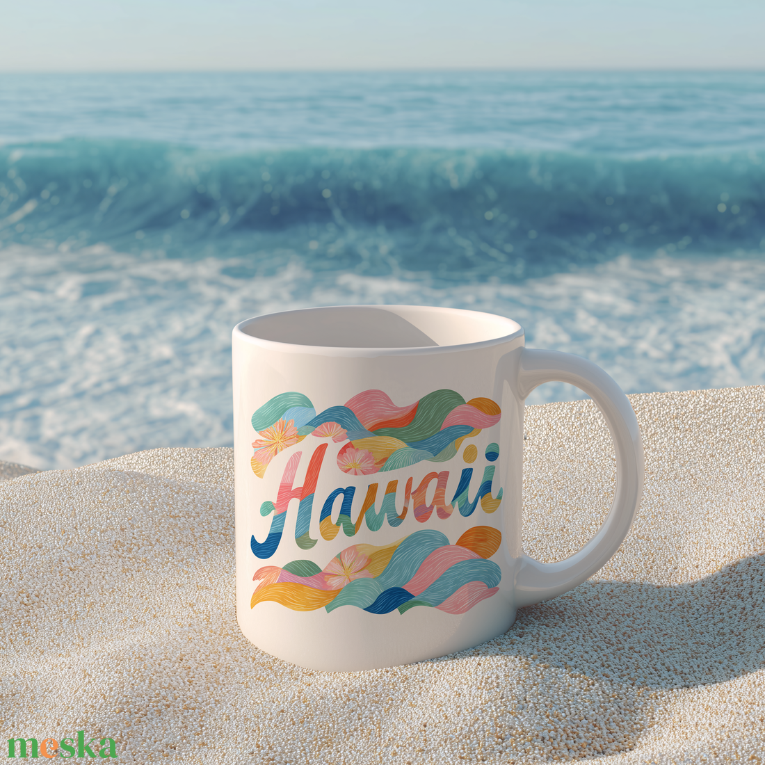 Hawaii feliratú bögre trópusi hangulat a reggelekhez - otthon & életmód - konyhafelszerelés, tálalás - tálalás - bögre & csésze - Meska.hu Hawaii feliratú bögre trópusi hangulat a reggelekhez - otthon & életmód - konyhafelszerelés, tálalás - tálalás - bögre & csésze - Meska.hu
