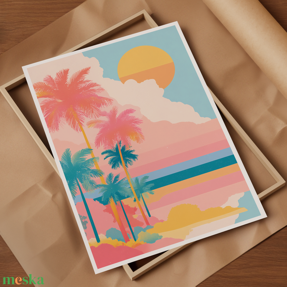 Florida inspirálta falikép tengerparti hangulat otthonra - művészet - grafika & illusztráció - művészi nyomat - Meska.hu Florida inspirálta falikép tengerparti hangulat otthonra - művészet - grafika & illusztráció - művészi nyomat - Meska.hu