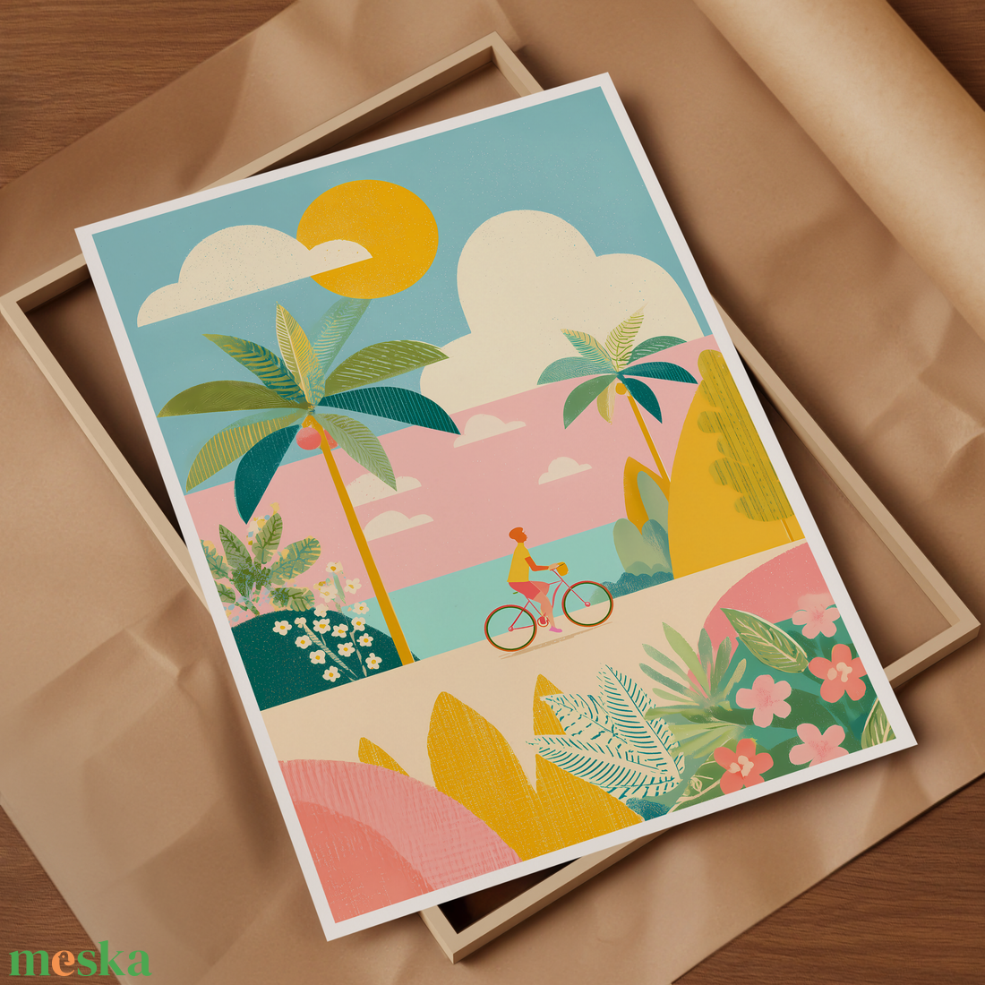 Florida inspirálta falikép tengerparti hangulat otthonra - művészet - grafika & illusztráció - művészi nyomat - Meska.hu Florida inspirálta falikép tengerparti hangulat otthonra - művészet - grafika & illusztráció - művészi nyomat - Meska.hu