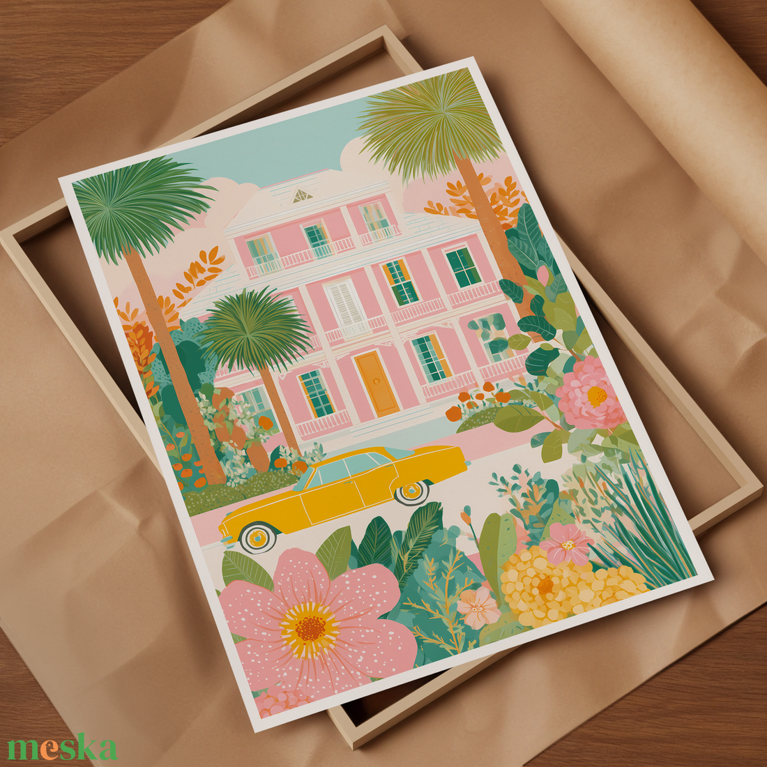 Florida inspirálta falikép tengerparti hangulat otthonra - művészet - grafika & illusztráció - művészi nyomat - Meska.hu Florida inspirálta falikép tengerparti hangulat otthonra - művészet - grafika & illusztráció - művészi nyomat - Meska.hu